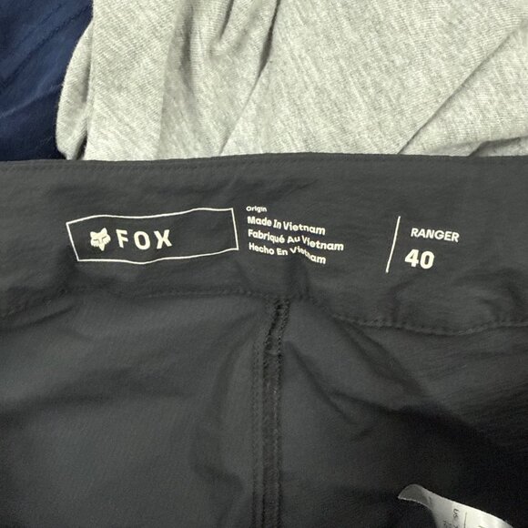 Fox Racing Black Ripstop Stretch Ranger Ratchet Close Shorts 33464 Mens size 40 - Picture 2 of 10